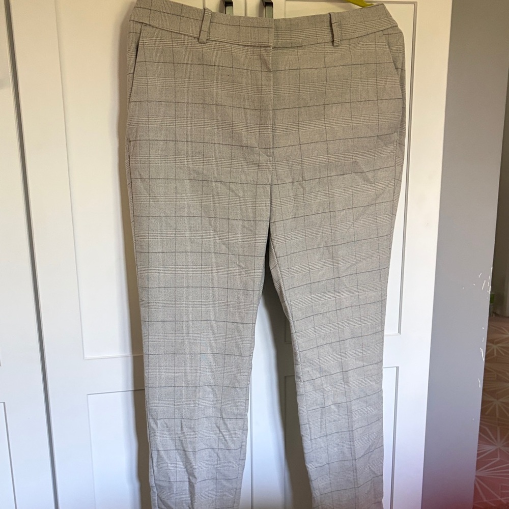 H&M Women's Gray Checkered Pantsuit